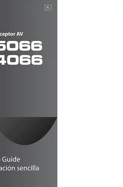 yamaha雅马哈HTR-5066_HTR-4066 Easy Setup Guide